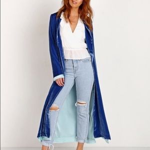 For Love & Lemons Nadine velvet kimono